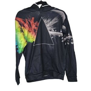 PINK FLOYD Hoodie Sm Black Colorful